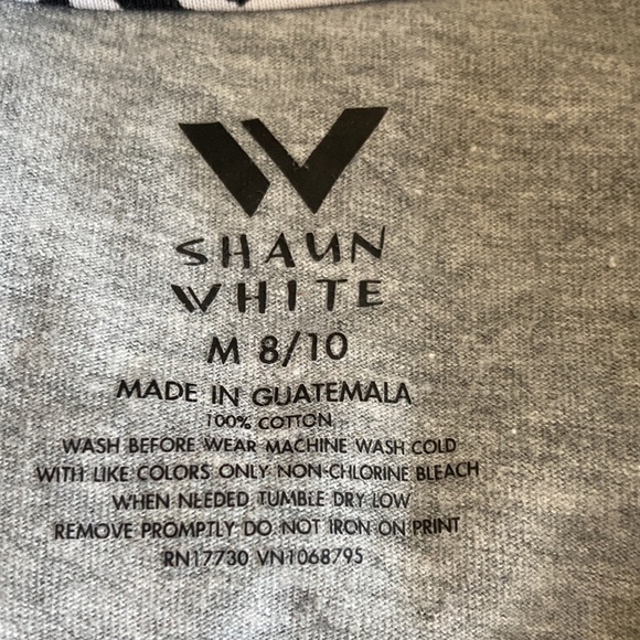 Shaun White Youth Shirt Skull Medium 8 / 10 Long Sleeve - Picture 6 of 7